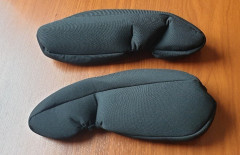 Ochranný potah loketní opěrky PRAVÉ a LEVÉ ruky - černý antracit (pro šířku cca 60 x délku 380 mm) (1)