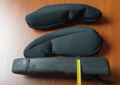 Ochranný potah loketní opěrky PRAVÉ a LEVÉ ruky - černý antracit (pro šířku cca 60 x délku 380 mm) (6)